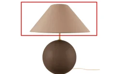 Reservglas Och Reservdelar-Globen Lighting Reservskärm till 6246 Iris 35 Mocha
