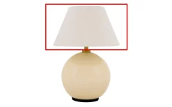 Reservglas Och Reservdelar < Globen Lighting Reservskärm till 6946 Iris Portabel 16 Creme