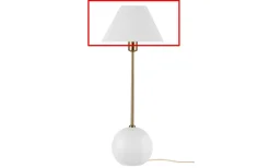 Reservglas Och Reservdelar < Globen Lighting Reservskärm till 6164 Iris 20 Vit