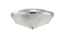 Plafonder-Oriva Retro Plafond 44cm Krom