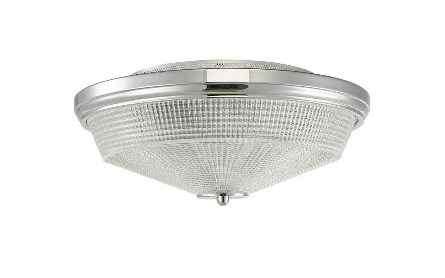 Plafonder-Oriva Retro Plafond 44cm Krom