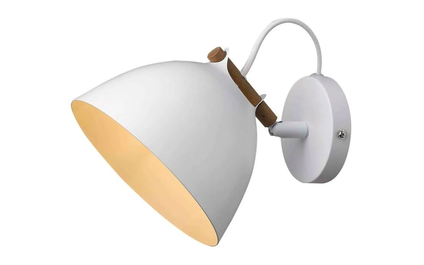 Läslampor-Halo Design Århus Vägglampa Vit/Trä