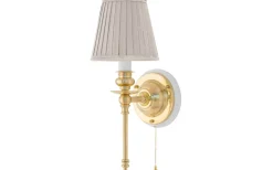 Lampetter-Karlskrona Lampfabrik Ribbing - Mässing / Brytare / Vitt fäste