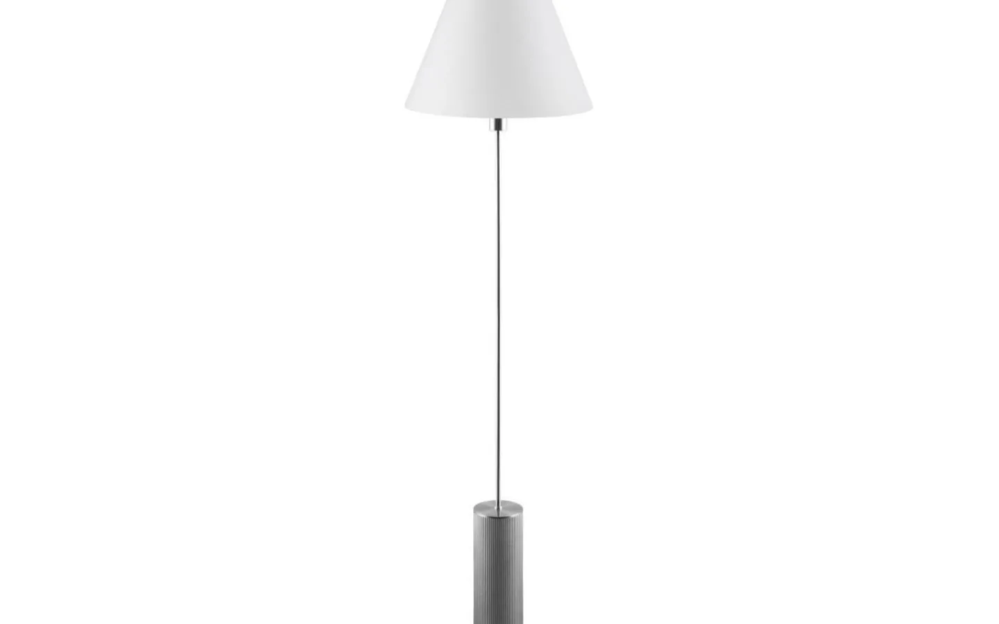 Golvfötter-Globen Lighting Rib Golvfot 129cm Borstad Stål