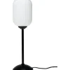Bordslampor < Dyberg Larsen Riflet Bordslampa 52cm Opal/Svart