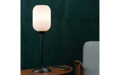Bordslampor < Dyberg Larsen Riflet Bordslampa 52cm Opal/Svart