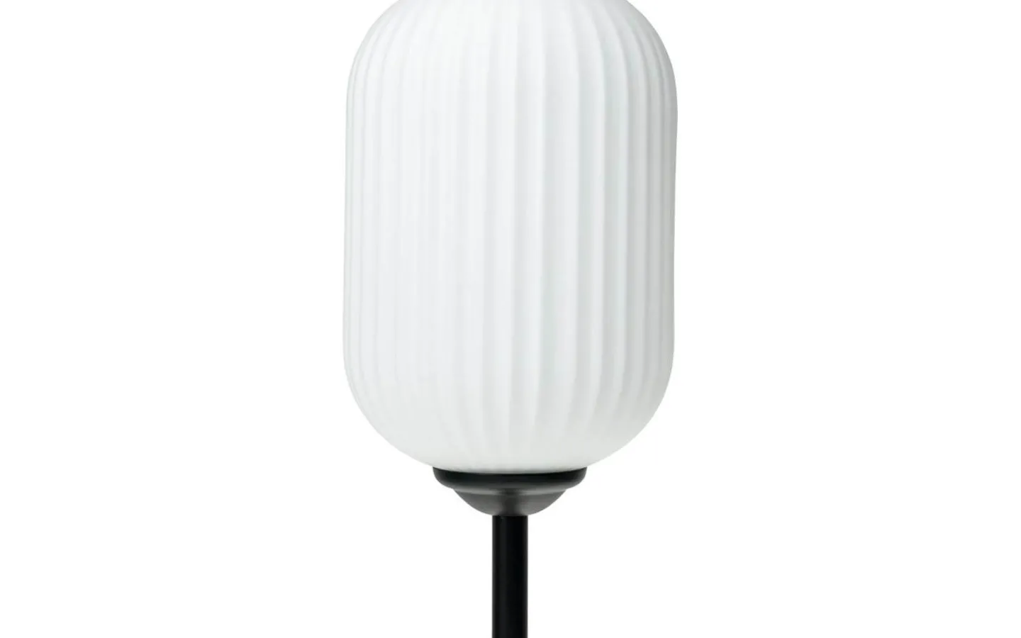 Bordslampor < Dyberg Larsen Riflet Bordslampa 52cm Opal/Svart