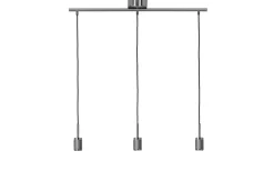Kök & Matplats|Avlånga Taklampor < Cottex Rille Taklampa 3L 85cm Borstad Krom