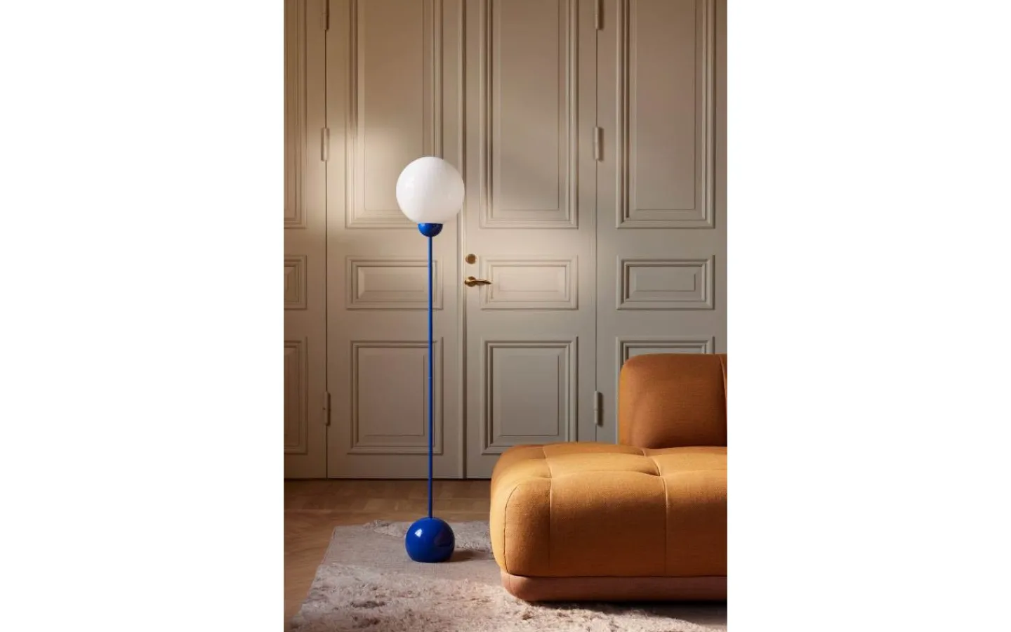 Golvlampor-Globen Lighting Ripley Golvlampa 144cm Blå
