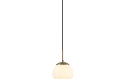 Fönsterlampor < Markslojd Rise Fönsterlampa 18cm Vit/Antikmässing