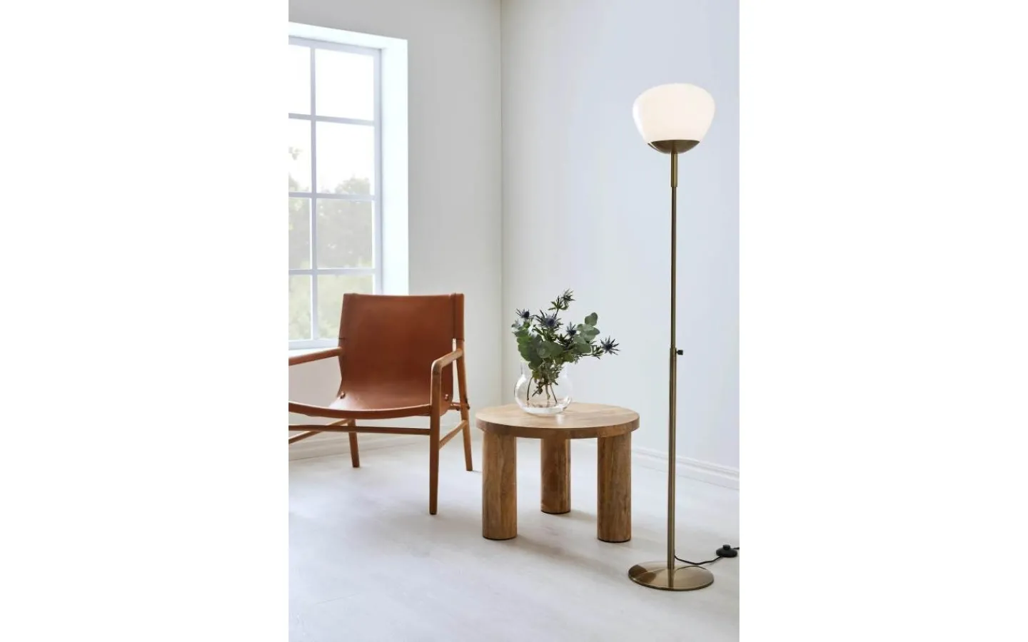 Golvlampor-Markslojd Rise Golvlampa 150cm Antik