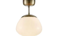 Plafonder-Markslojd Rise Plafond 25cm Vit/Antikmässing