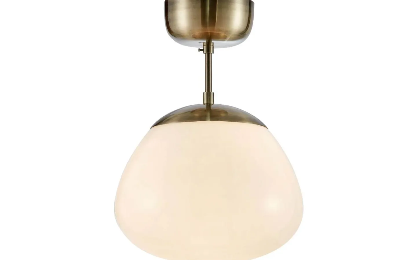 Plafonder-Markslojd Rise Plafond 25cm Vit/Antikmässing