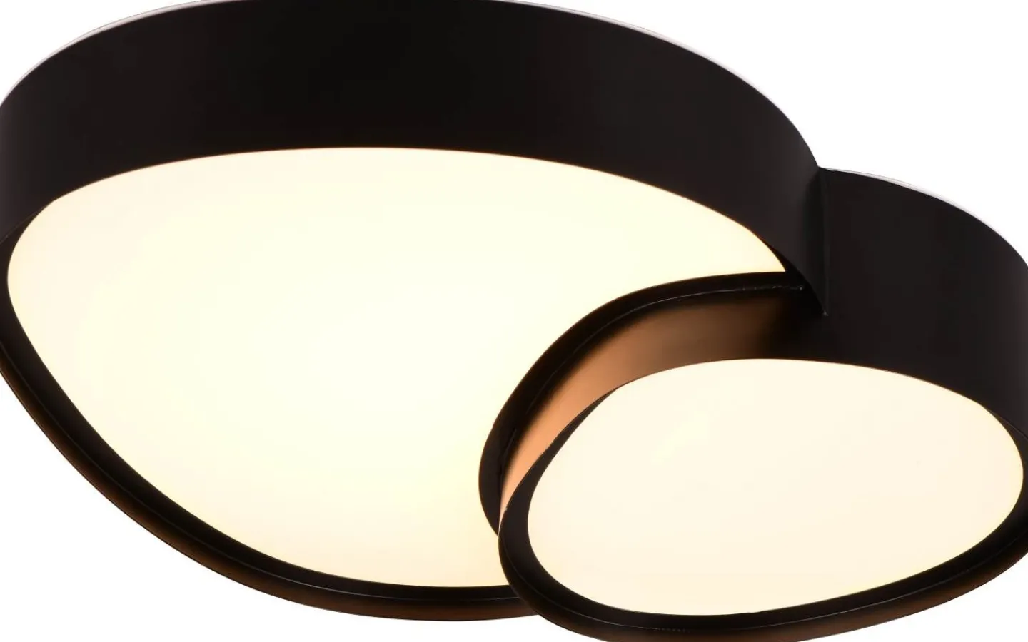Plafonder-Trio Lighting Rise Plafond LED 43cm mattsvart
