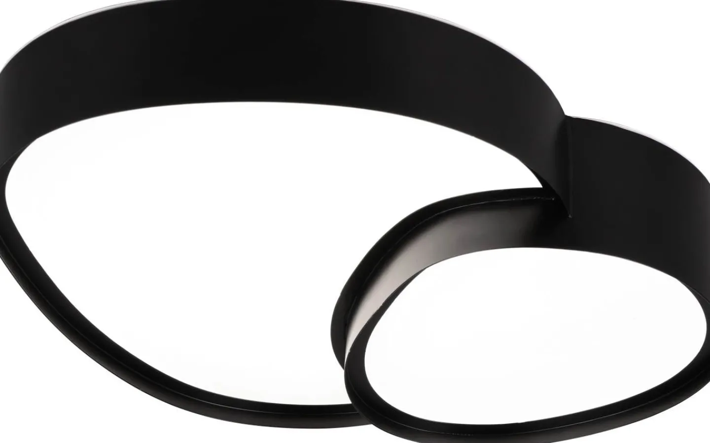 Plafonder-Trio Lighting Rise Plafond LED 43cm mattsvart