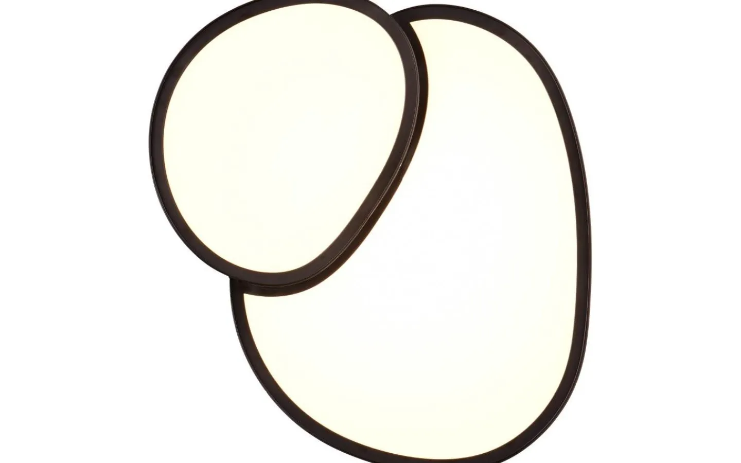 Plafonder-Trio Lighting Rise Plafond LED 43cm mattsvart