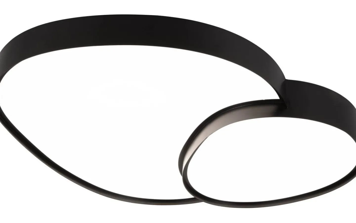 Plafonder-Trio Lighting Rise Plafond LED 77cm mattsvart