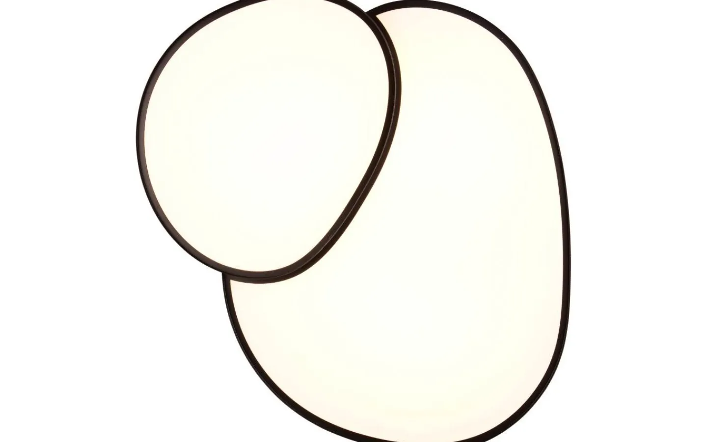 Plafonder-Trio Lighting Rise Plafond LED 77cm mattsvart