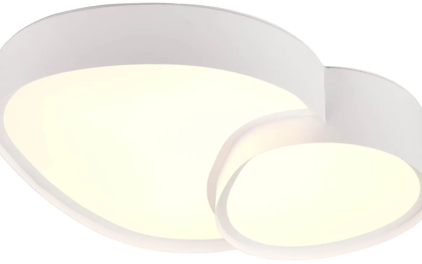 Plafonder-Trio Lighting Rise Plafond LED 43cm mattvit