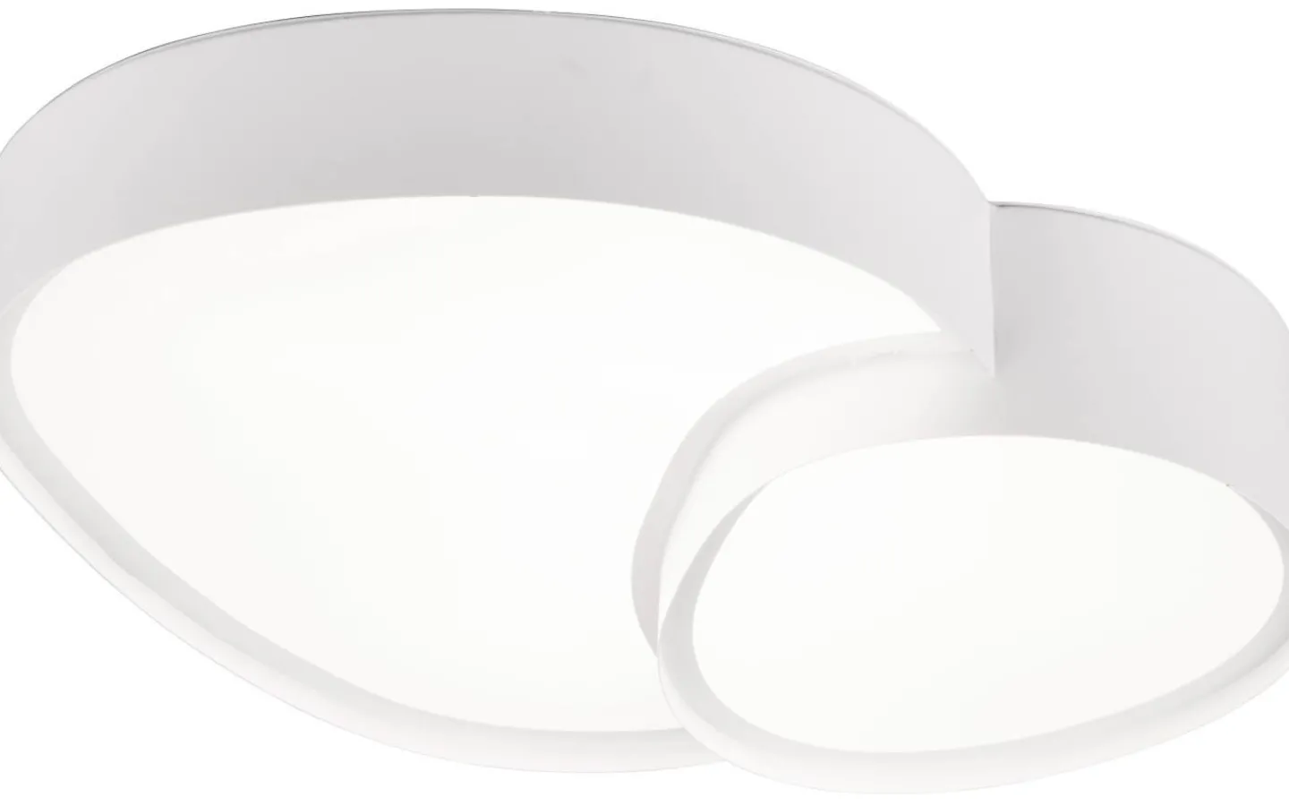 Plafonder-Trio Lighting Rise Plafond LED 43cm mattvit