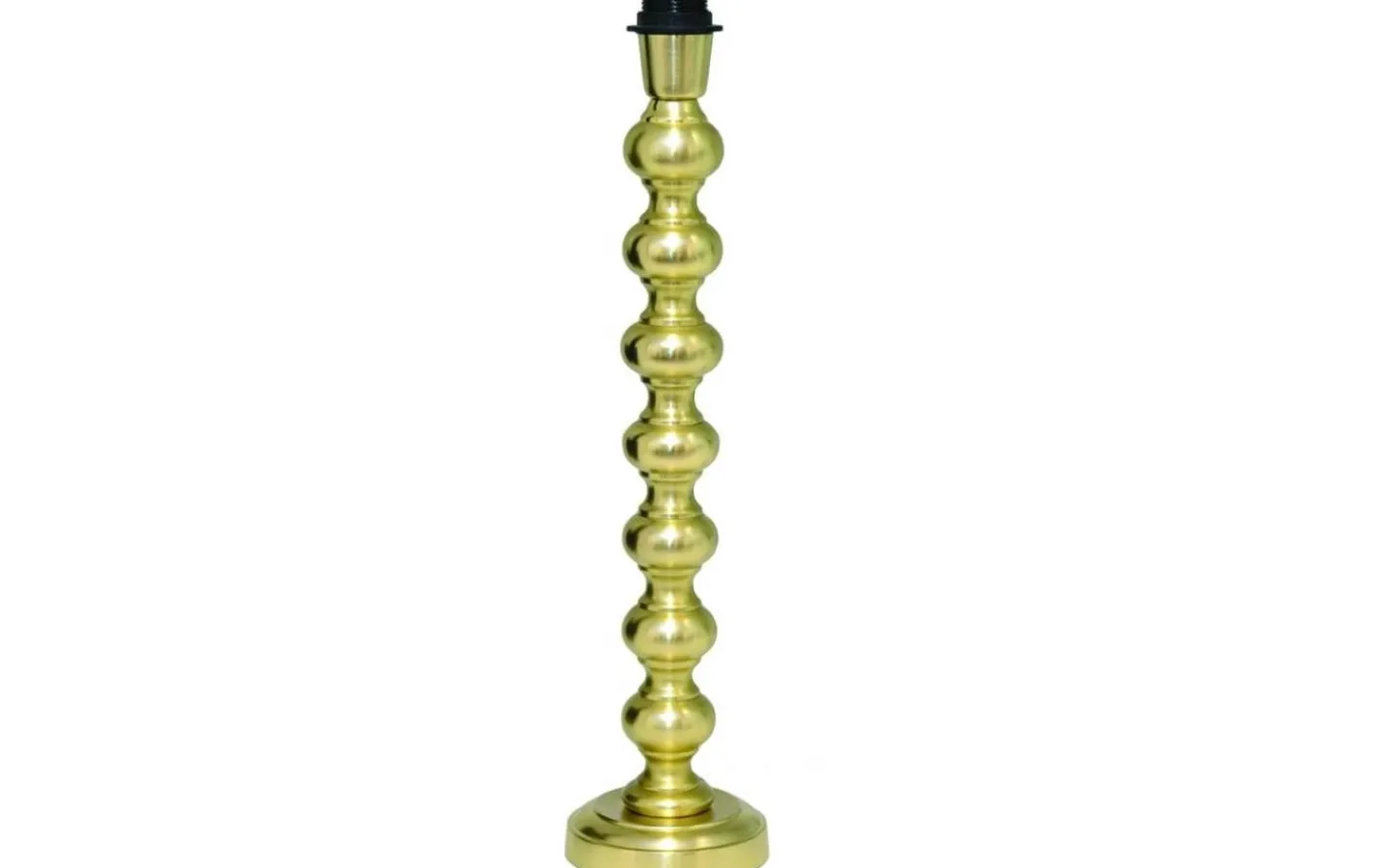 Lampfötter < Hallbergs Ritz Lampfot 53cm Borstad Mässing