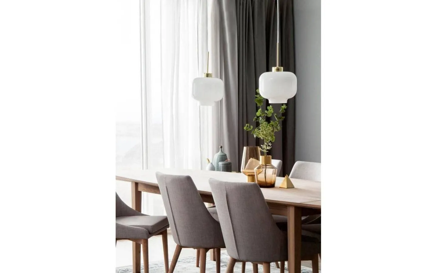 Kök & Matplats|Hall & Trappa < Globen Lighting Ritz Taklampa 25cm E27 Opal/Mässing