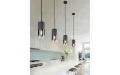 Fönsterlampor-Trio Lighting Robin Fönsterlampa 10cm E27 matt svart/rökfärgad