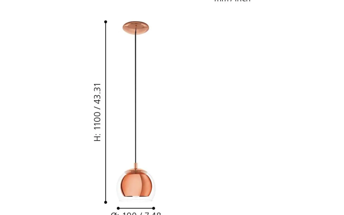 Fönsterlampor < Eglo Rocamar Fönsterlampa 19cm Koppar