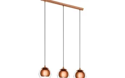 Avlånga Taklampor < Eglo Rocamar Taklampa 78cm Koppar