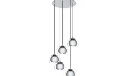 Stora Taklampor Ø50-69 Cm < Eglo Rocamar Taklampa 59cm Krom