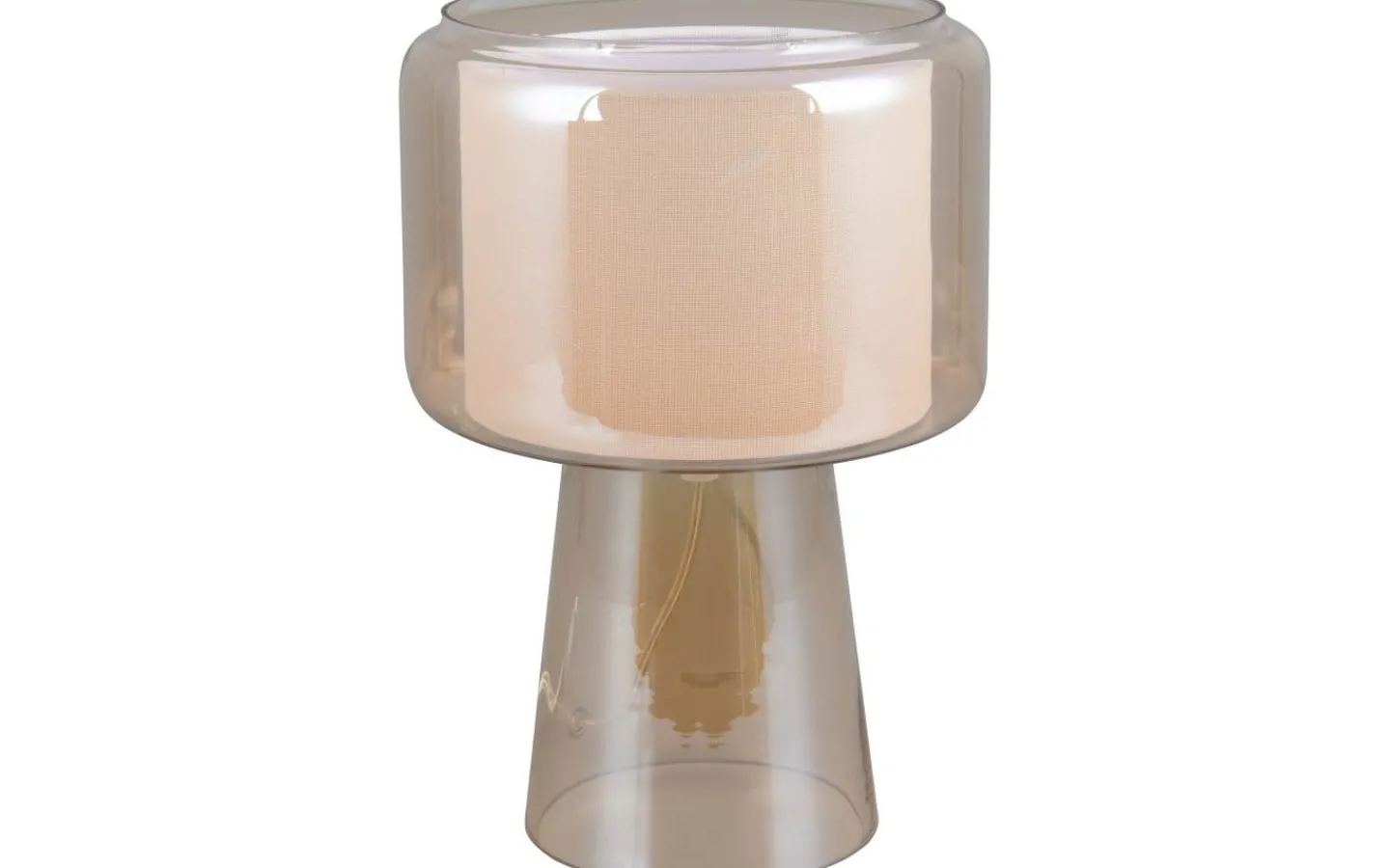 Bordslampor < Trio Lighting Rocka Bordslampa E14 bärnsten