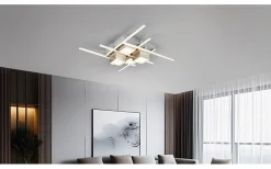 Plafonder < Trio Lighting Roger Plafond LED i borstat stål