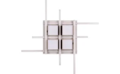 Plafonder-Trio Lighting Roger Plafond LED kaffebrun