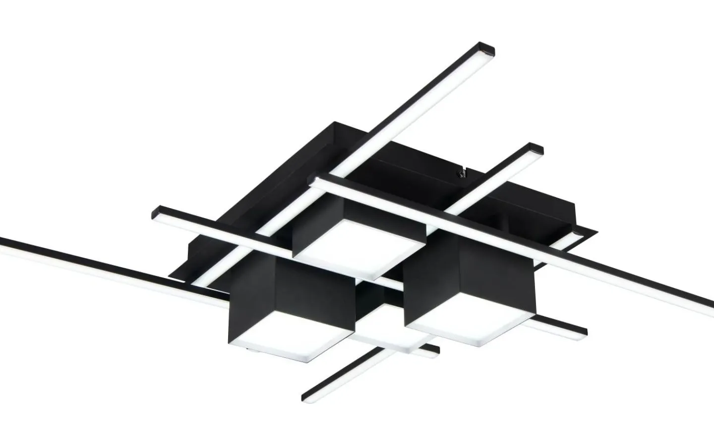 Plafonder < Trio Lighting Roger Plafond LED mattsvart