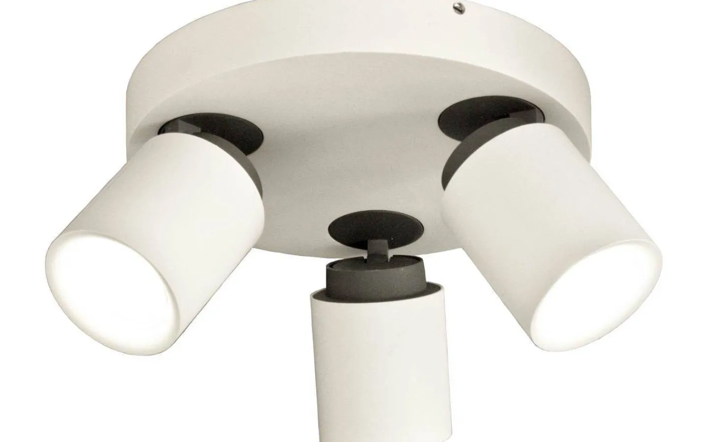 Hall & Trappa|Runda Takspotlights < Aneta Rollo Takspotlight 21cm 3L Matt Vit/Grå