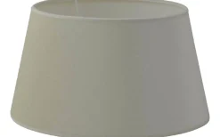 Enfärgade Runda Lampskärmar < Hallbergs Roma Lampskärm Sammet Låg Ø36cm Offwhite