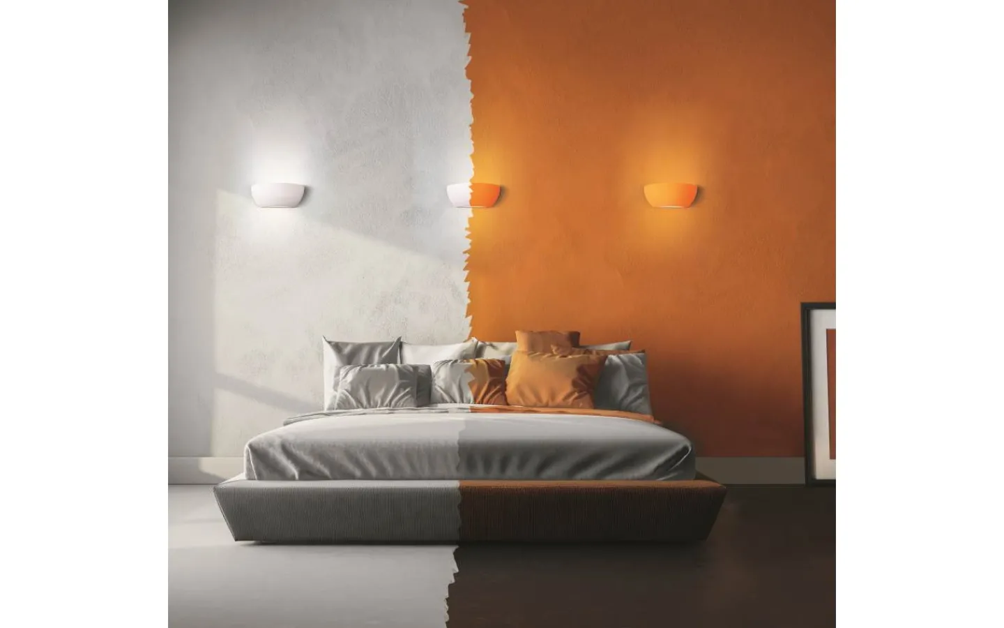Lampetter-Trio Lighting Roma Vägglampa E14 vit