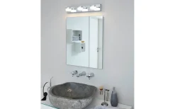Badrumslampor Vägg-Eglo Romendo 1 Spegelbelysning 45cm LED 3000K 3x7,2W Krom IP44