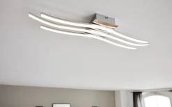 Plafonder < Eglo Roncade Plafond 65cm LED 3000K 26W Krom