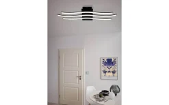 Plafonder-Eglo Roncade Plafond 65cm LED 3000K 26W Svart