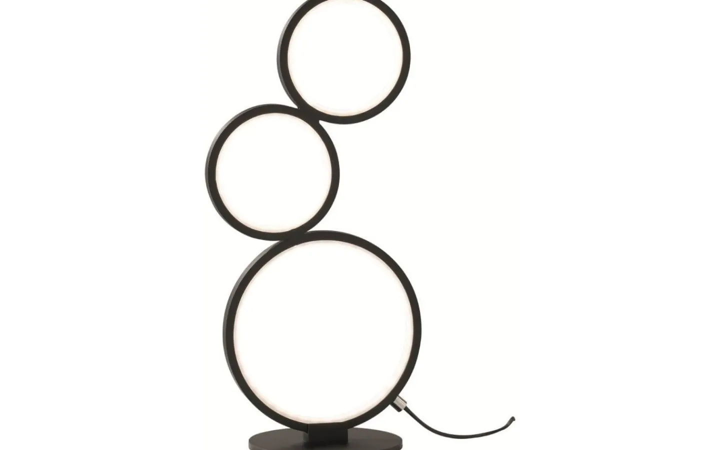 Bordslampor-Trio Lighting Rondo Bordslampa LED mattsvart