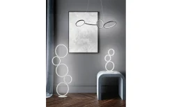 Bordslampor-Trio Lighting Rondo Bordslampa LED mattvit
