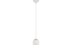 Fönsterlampor < Eglo Rondo Fönsterlampa 15cm Borstad Stål/Vit