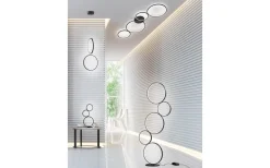 Golvlampor < Trio Lighting Rondo Golvlampa LED mattsvart