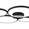 Plafonder-Trio Lighting Rondo Plafond LED 5-delad mattsvart