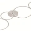 Plafonder < Trio Lighting Rondo Plafond LED 4-delad mattvit