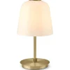 Uppladdningsbara Lampor Utomhus|Uppladdningsbara Lampor Utomhus < Halo Design Room 49 Uppladdningsbar Bordslampa LED 3-Steg DIM Opal/Mässing IP54