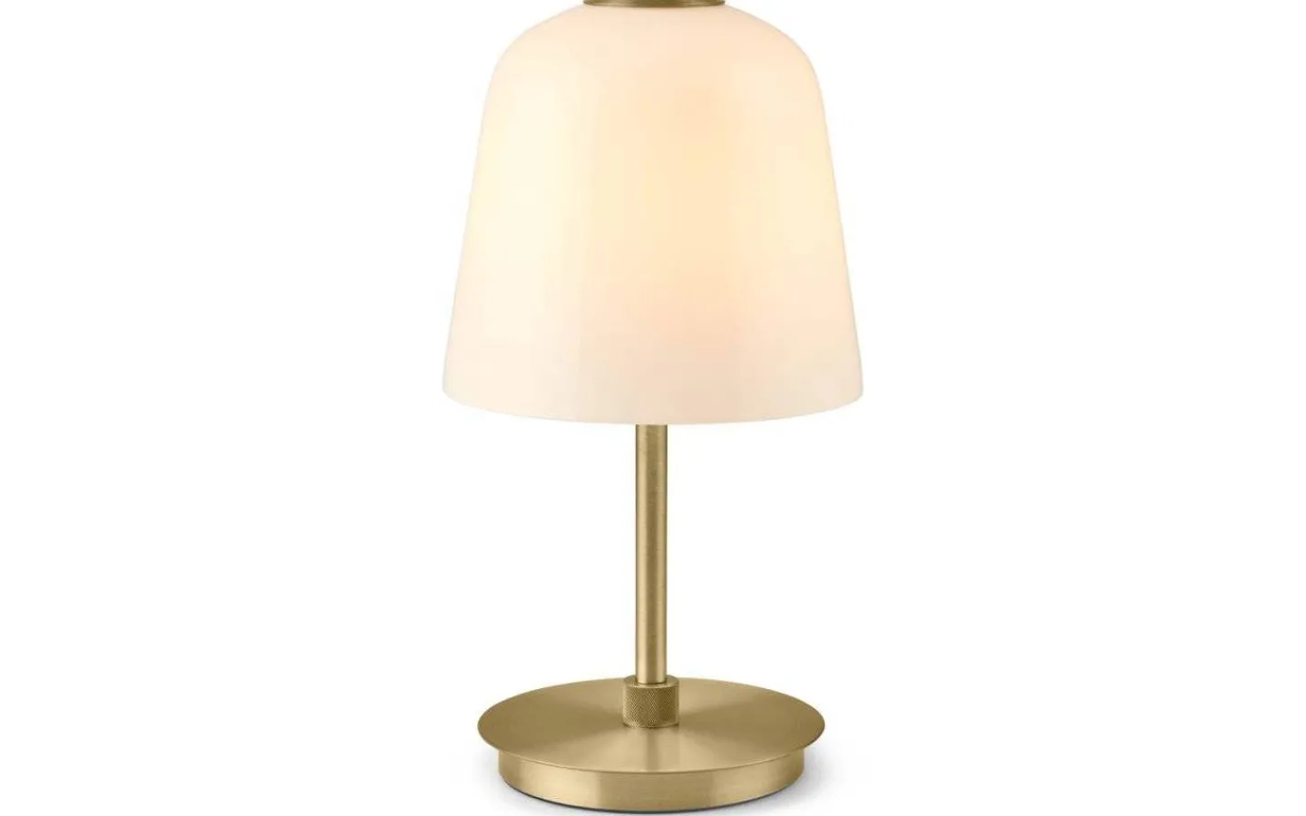 Uppladdningsbara Lampor Utomhus|Uppladdningsbara Lampor Utomhus < Halo Design Room 49 Uppladdningsbar Bordslampa LED 3-Steg DIM Opal/Mässing IP54
