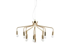 Stora Taklampor Ø70-150 Cm < Globen Lighting Roots Taklampa 70cm Borstad Mässing