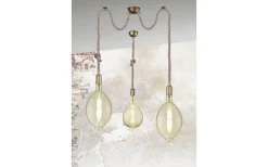 Fönsterlampor-Trio Lighting Rope Fönsterlampa 12cm E27 antikmässing